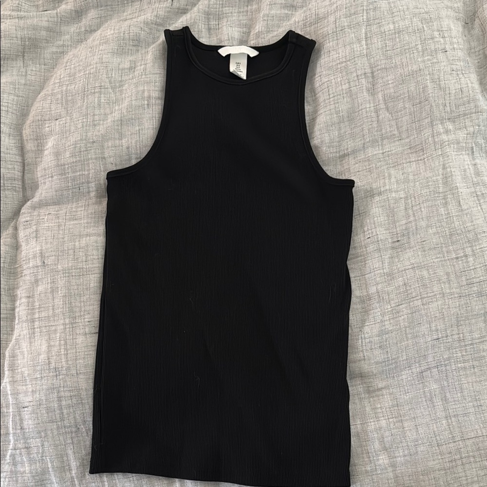 H&M Black Ribbed Top